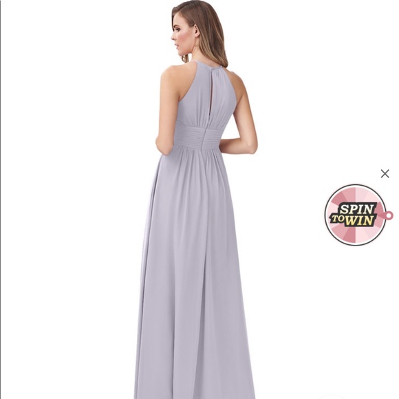 Bridesmaid dress. Silver. From azazie - Picture 4 of 7